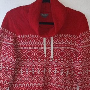 Eddie Bauer Vibrant Red Knit Sweater